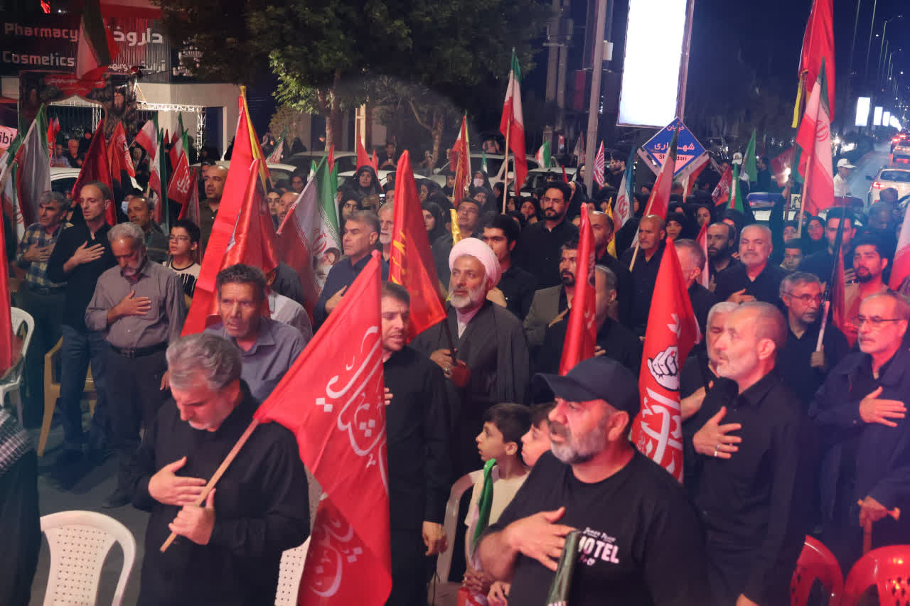 مراسم یادبود رهبر شهید 